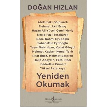 Yeniden Okumak - Doğan Hızlan