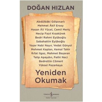 Yeniden Okumak - Doğan Hızlan