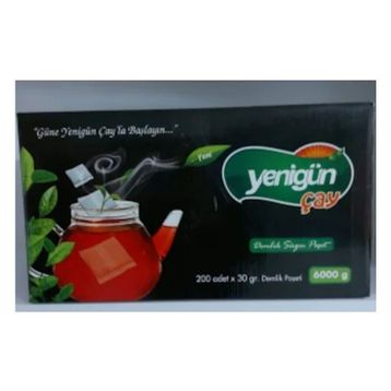 Yenigün 200'lü 30 gr Demlik Poşet Siyah Çay