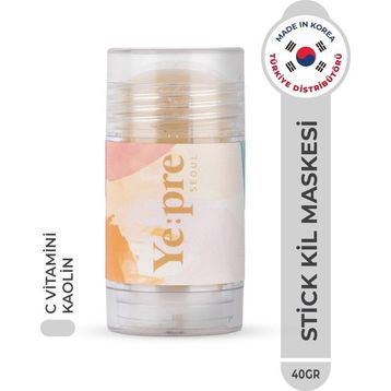 Ye:pre Vitamin C Pore Care Mud Stick Mask Kore 40 gr Gözenek Temizleyici Yatıştırıcı Kil Maskesi