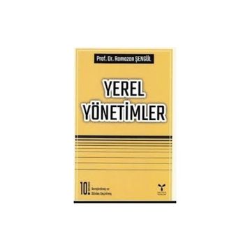 YEREL YÖNETİMLER - RAMAZAN ŞENGÜL