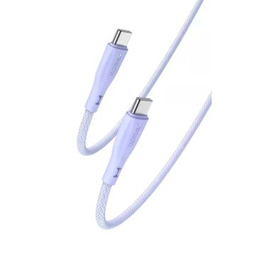 Yesido Ca168 Type-C to 60W Pd 1.2 mt Mor Hızlı Şarj Kablosu