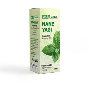Yeşil Pazar 10 ml Bitkisel Sabit Nane Yağı