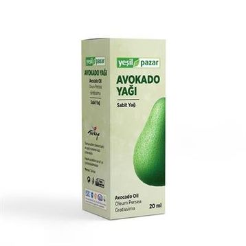 Yeşil Pazar 20 ml Bitkisel Sabit Avokado Yağı