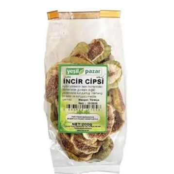 Yeşil Pazar 200 gr İncir Cips