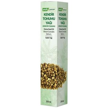 Yeşil Pazar 250 ml Bitkisel Sabit Kenevir Yağı