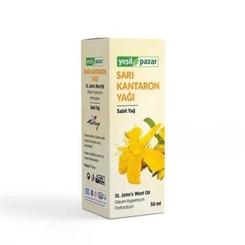 Yeşil Pazar 50 ml Bitkisel Sabit Sarı Kantaron Yağı