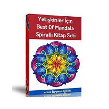 Yetişkinler İçin Best Of Mandala Spiralli Kitap Seti 3 Spiralli Kitap Enine Boyuna Eğitim