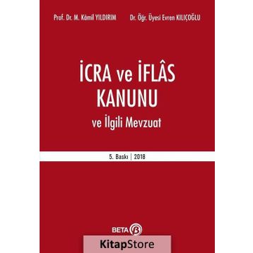 Yetkinİcra ve İflas Kanunu ve İlgili Mevzuat