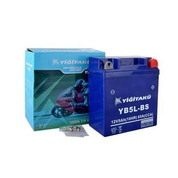 Yiğit Akü YB5L-BS 12 V 5 Ah C10 Motosiklet Aküsü