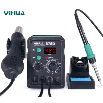 Yihua 878D Sıcak Hava Üflemeli 740W Dijital Havya İstasyonu