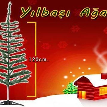 Yılbaşı Çam Ağacı Gür Dallar 120cm