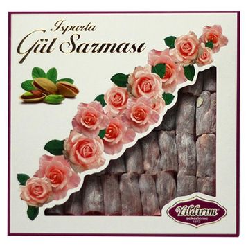 Yıldırım Şekerleme 250 gr Isparta Antep Fıstıklı Gül Sarması