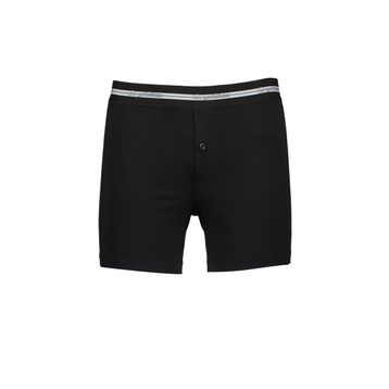 Yıldız 111 Siyah Likralı Uzun Boxer