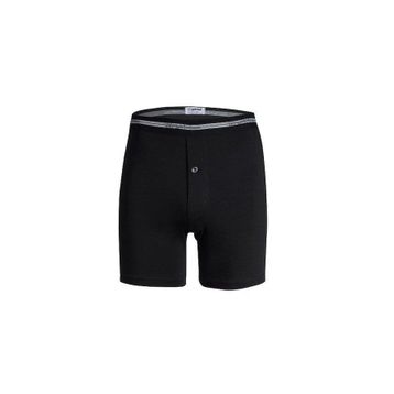 Yıldız 111 Siyah Likralı Uzun Boxer