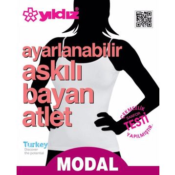 Yıldız 2185 Bayan Modal Ayar Askılı Atlet