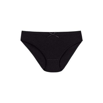 Yıldız 3578 Siyah 12 Adet Kadın Ribana Kalpli Bikini Külot