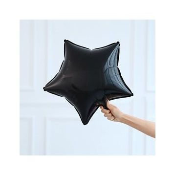 Yıldız 45 cm Siyah Folyo Balon