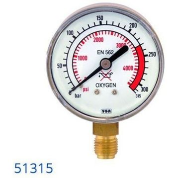 Yıldız 51315 Oksijen Basınç Göstergesi