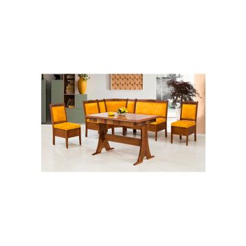 Yıldız Mobilya Ceviz Hardal Hicran Mutfak Köşe Takımı