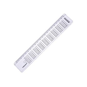 Yıldızlar 20 cm Polyester Çarpmalı Cetvel