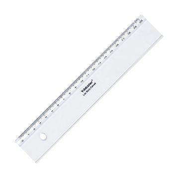 Yıldızlar 20 cm Şeffaf Lüks Büro Cetveli