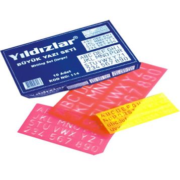 Yıldızlar Büyük 3'lü Yazı Seti