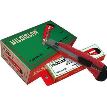 Yıldızlar Geniş Metal Uçlu Maket Bıçağı