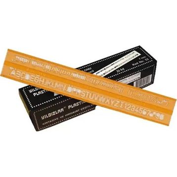 Yıldızlar No:7 mm Yazı Şablonu