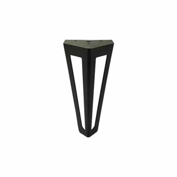 Yılmaz Neptün 14 cm Siyah Renk Metal Mobilya Ayağı