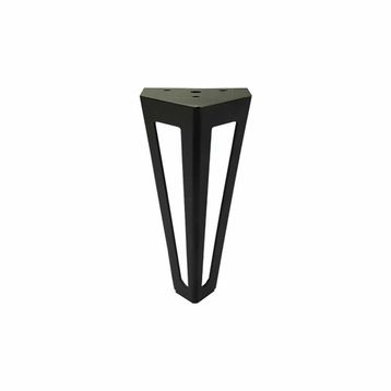 Yılmaz Neptün 14 cm Siyah Renk Metal Mobilya Ayağı