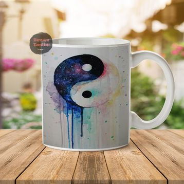 Ying Yang Porselen Kupa Bardak