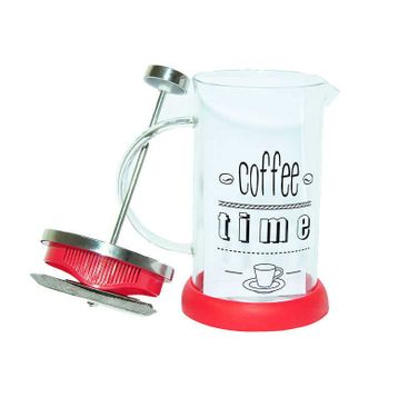 Yitian Bitki Demliği Kırmızı 600 ml French Press