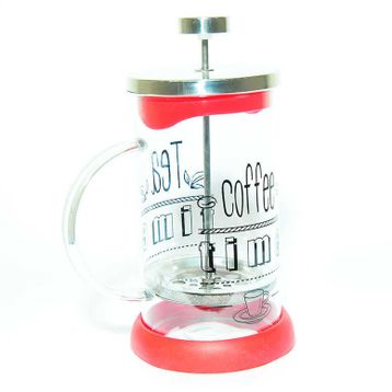 Yitian Bitki Demliği Kırmızı 600 ml French Press