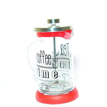 Yitian Bitki Demliği Kırmızı 600 ml French Press