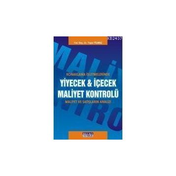 YIYECEK - İÇECEK MALIYET KONTROLÜ - YAŞAR YILMAZ