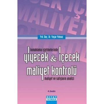 YIYECEK - İÇECEK MALIYET KONTROLÜ - YAŞAR YILMAZ