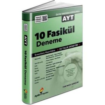 Yks Ayt 10 Fasikül Deneme Aydın Yayınları