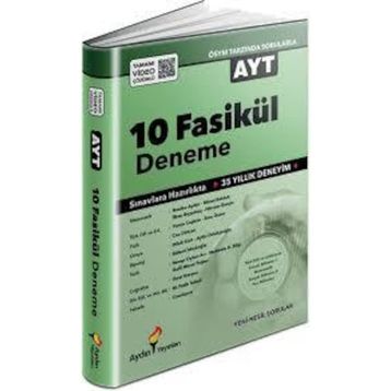 Yks Ayt 10 Fasikül Deneme Aydın Yayınları