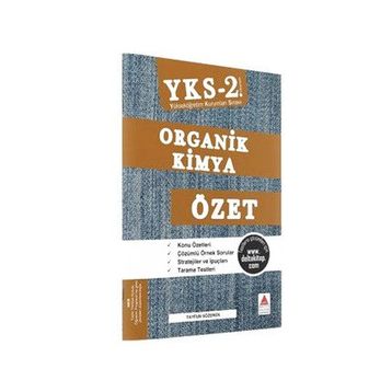 YKS AYT 2. Oturum Organik Kimya Özet Delta Kültür Yayınları