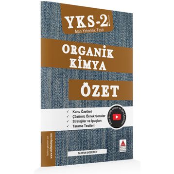 YKS AYT 2. Oturum Organik Kimya Özet Delta Kültür Yayınları