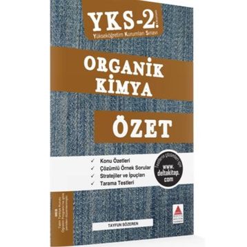 YKS AYT 2. Oturum Organik Kimya Özet Delta Kültür Yayınları