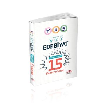 YKS-AYT Edebiyat Tamamı Çözümlü 15 Deneme Sınavı - kollektif