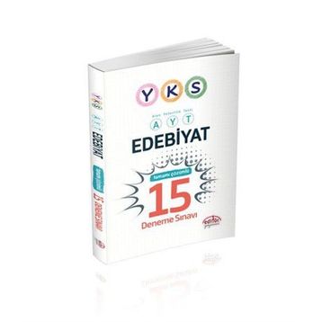YKS-AYT Edebiyat Tamamı Çözümlü 15 Deneme Sınavı - kollektif