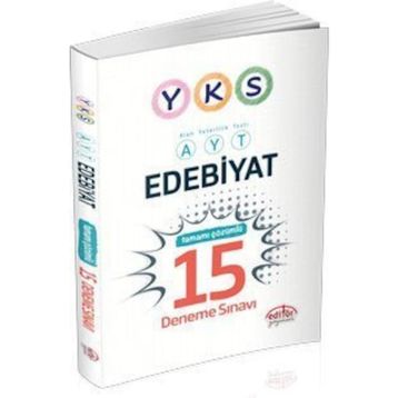 YKS-AYT Edebiyat Tamamı Çözümlü 15 Deneme Sınavı - kollektif