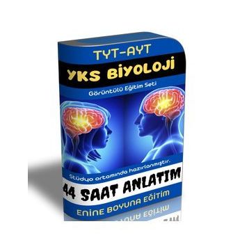 YKS Biyoloji TYT-AYT Biyoloji Görüntülü Eğitim Seti 44 Saat Özel Ders Anlatımı)
