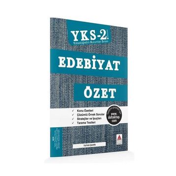 Yks Edebiyat Özet 2. Oturum-Delta Kültür Kitap