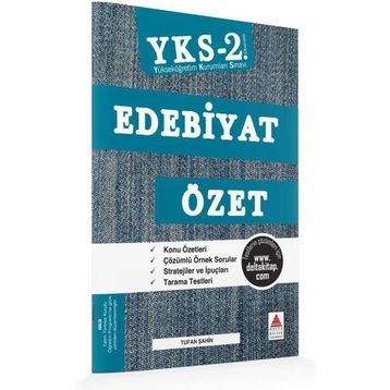 Yks Edebiyat Özet 2. Oturum-Delta Kültür Kitap