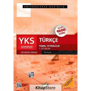 YKS Türkçe 40x40 Deneme Sınavı Temel Yeterlilik 1.Oturum - Adil Özçelik
