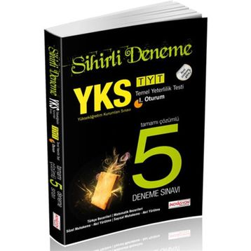 YKS TYT 1. Oturum Çözümlü 5 Deneme Sınavı İnovasyon Yayıncılık - İnovasyon Komisyon